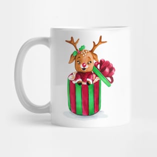 Christmas Reindeer cake Mug